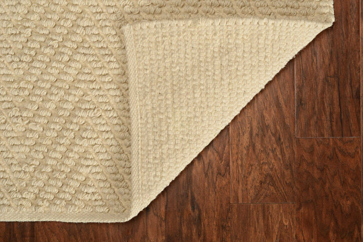 5X8 Ivory Herringbone Hand Woven Jute Indoor Area Rug Image 6