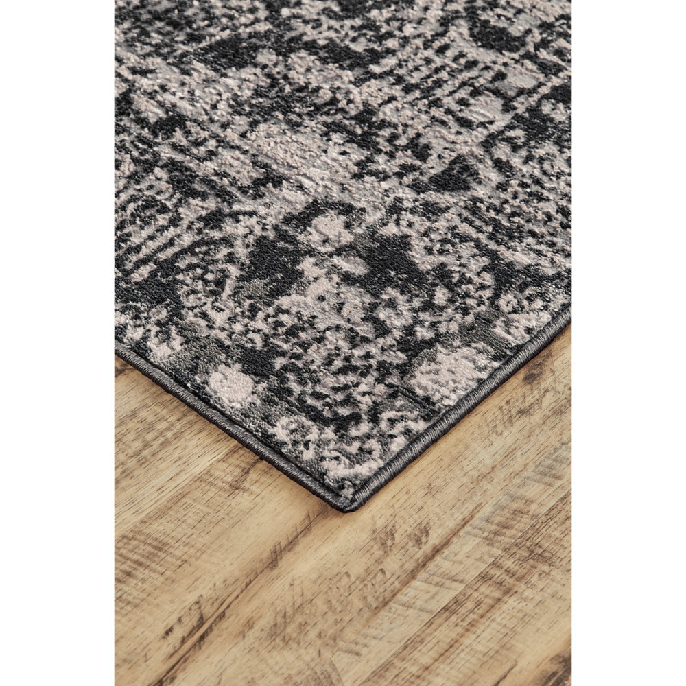 2 X 3 Gray And Ivory Abstract Stain Resistant Area Rug Image 2