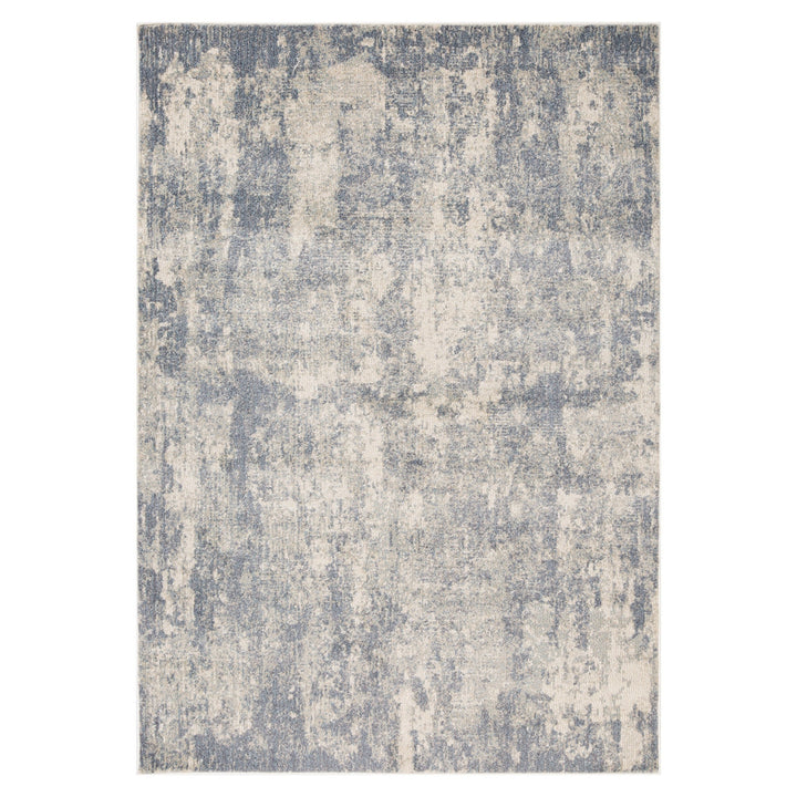 2 x 3 Light Gray Abstract Power Loom Area Rug Image 1