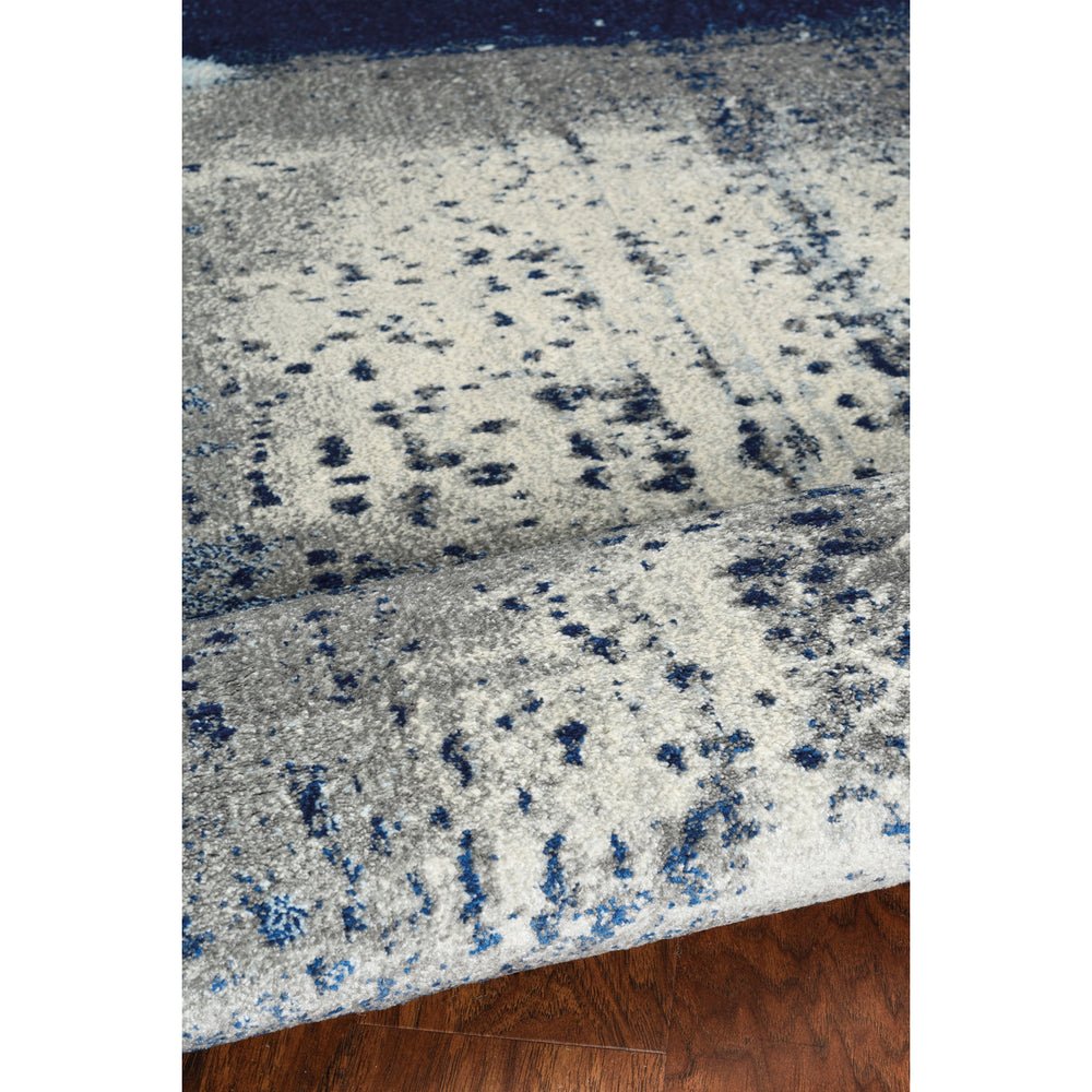 5 X 7 Ice Blue Abstract Splash Indoor Area Rug Image 2