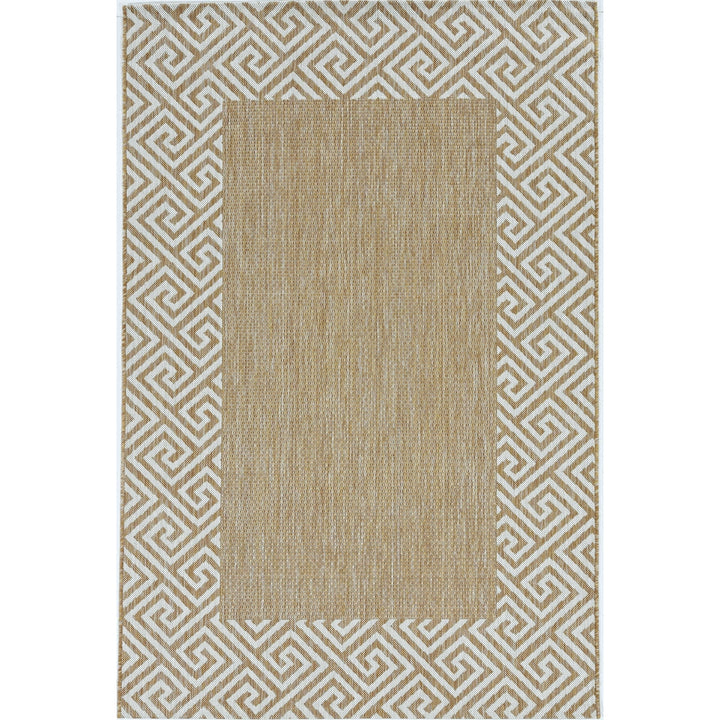 3 X 4 Natural Geometric Area Rug Image 1