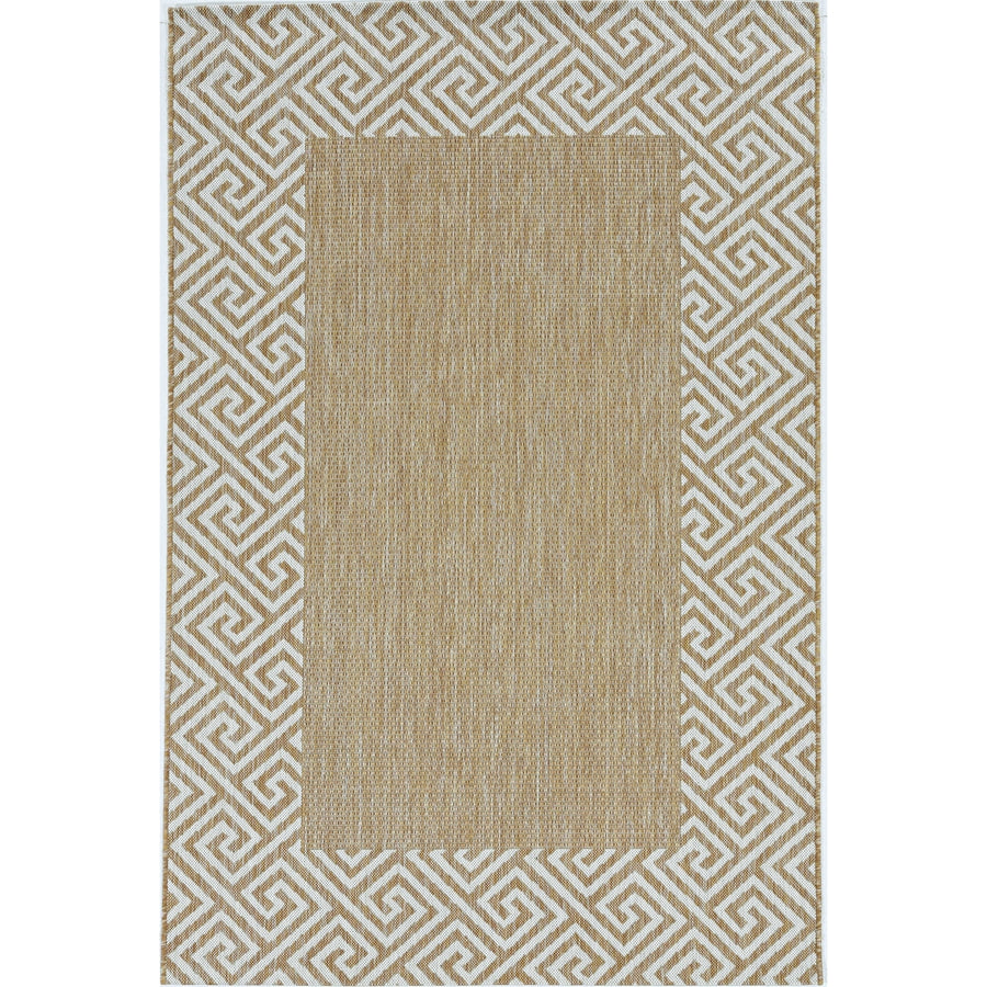 3 X 4 Natural Geometric Area Rug Image 1