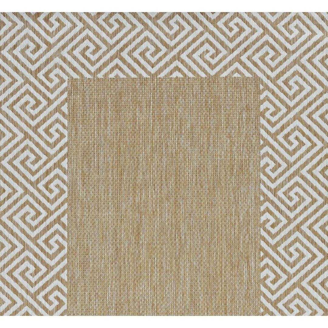 3 X 4 Natural Geometric Area Rug Image 4