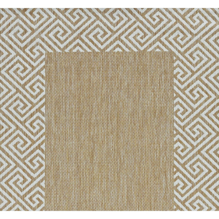 3 X 4 Natural Geometric Area Rug Image 4