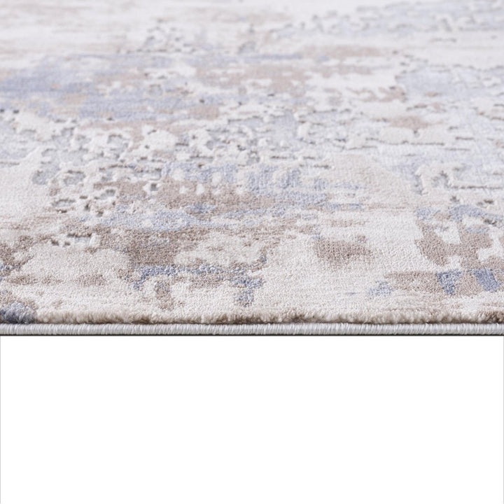 3 X 5 Beige Abstract Dhurrie Area Rug Image 10