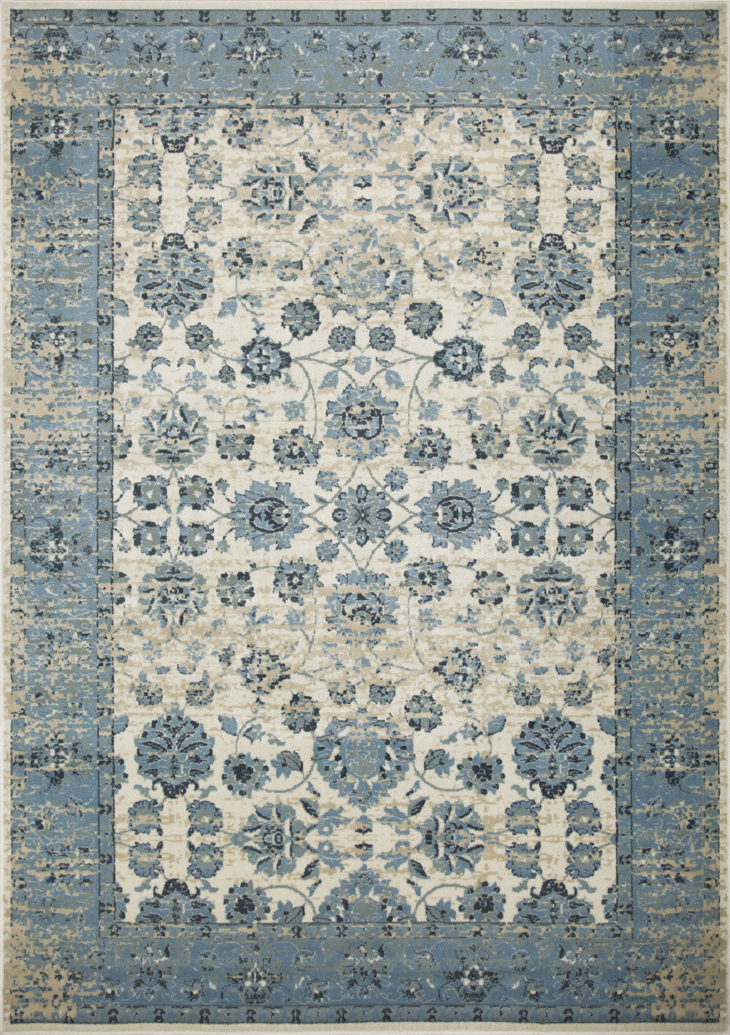 3 X 5 Ivory Oriental Area Rug Image 1