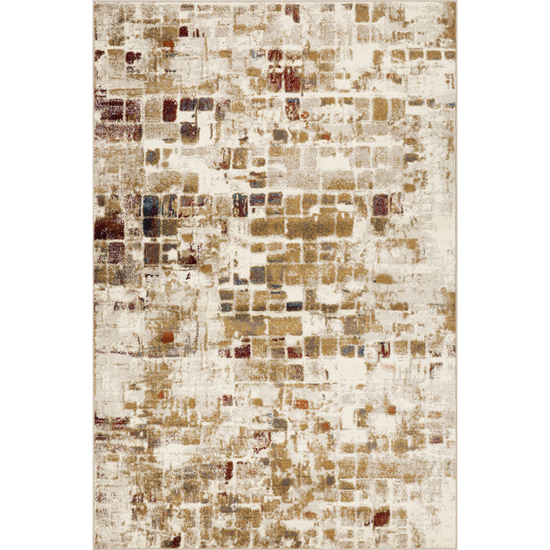 3 X 5 Natural Abstract Area Rug Image 1