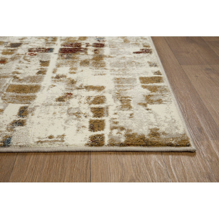 3 X 5 Natural Abstract Area Rug Image 2