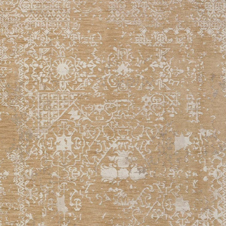 3 X 5 Beige Oriental Area Rug With Fringe Image 6