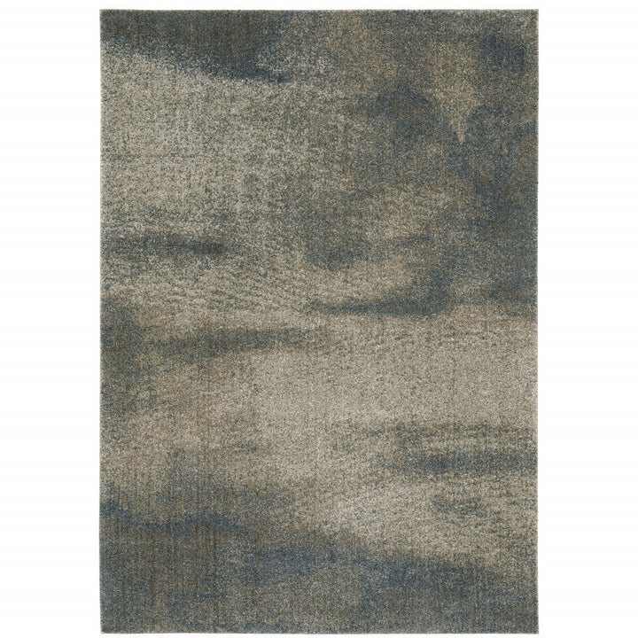 3 X 5 Gray Abstract Power Loom Area Rug Image 2