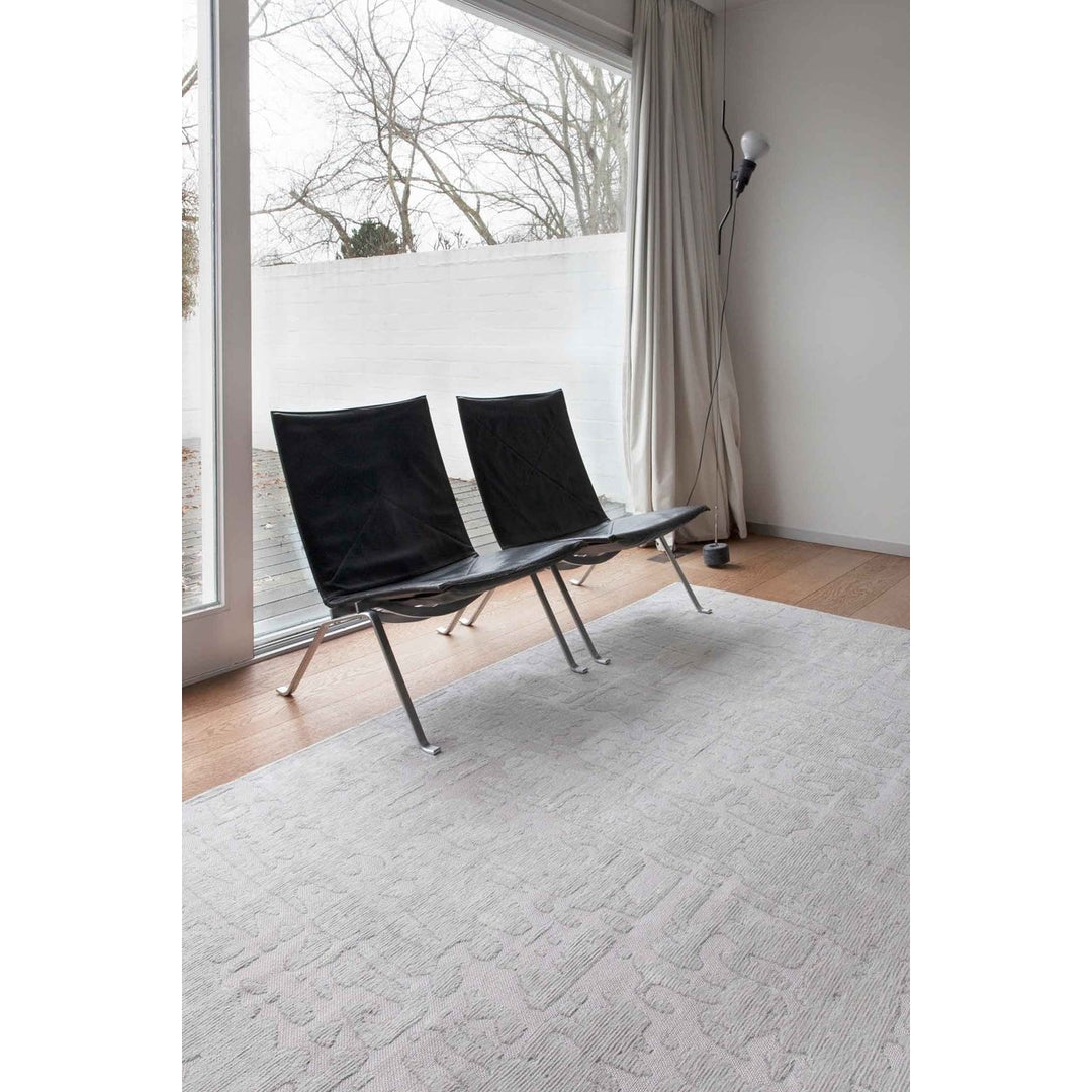 3 X 5 White Abstract Non Skid Area Rug Image 7