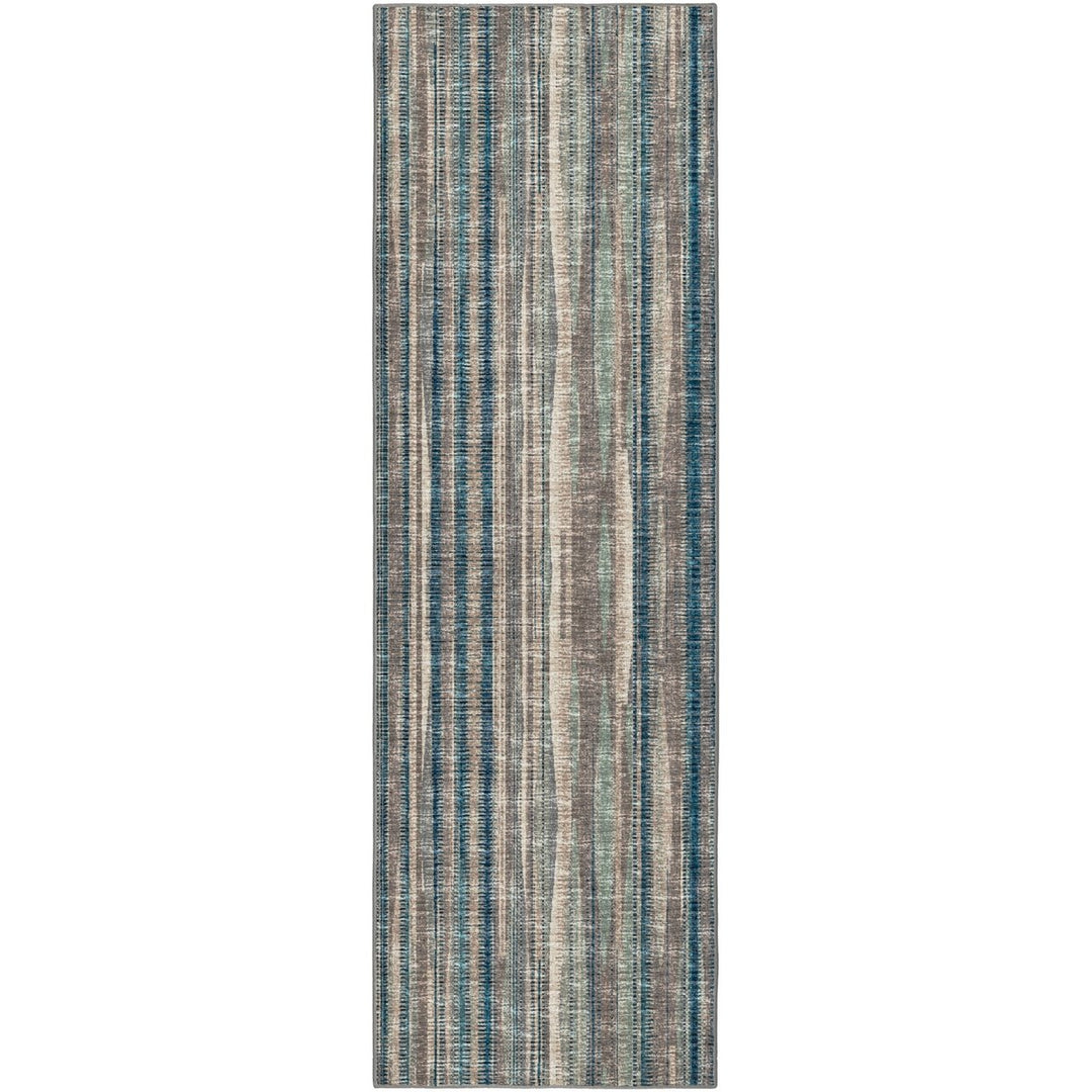 3 X 8 Brown Ombre Tufted Handmade Runner Rug Image 1