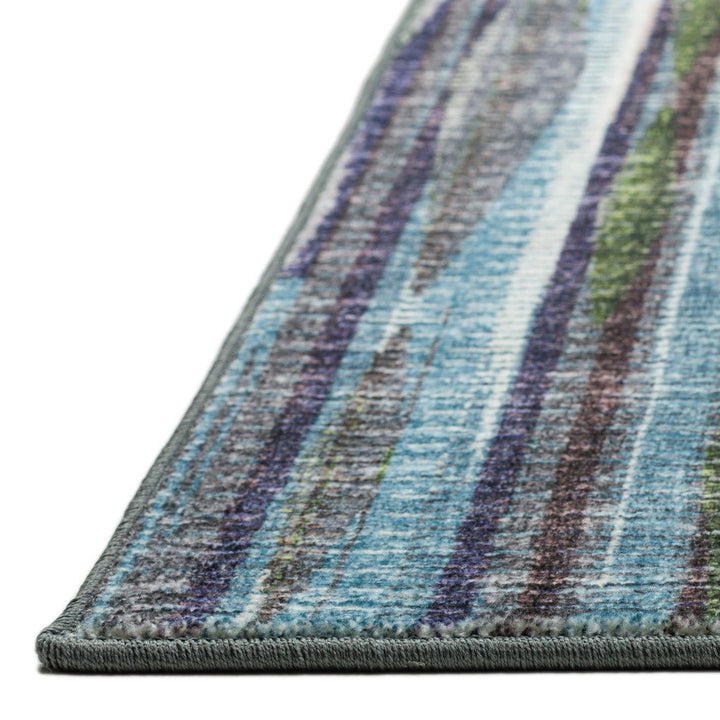 3 X 8 Purple Ombre Tufted Handmade Runner Rug Image 6