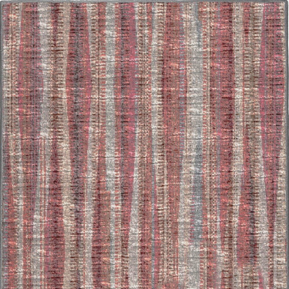 3 X 10 Pink Ombre Tufted Runner Rug Image 7