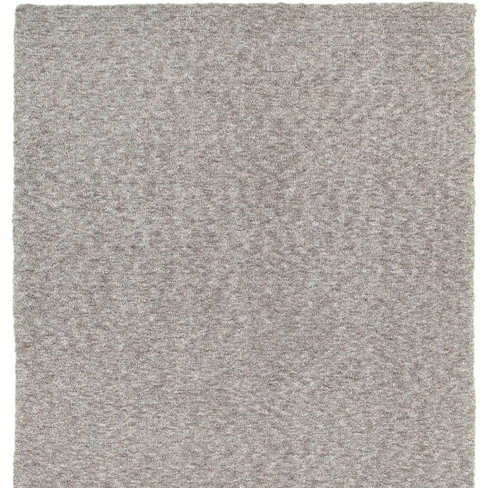 5 X 7 Modern Shaggy Soft Gray Indoor Area Rug Image 2