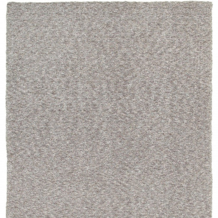 5 X 7 Modern Shaggy Soft Gray Indoor Area Rug Image 2