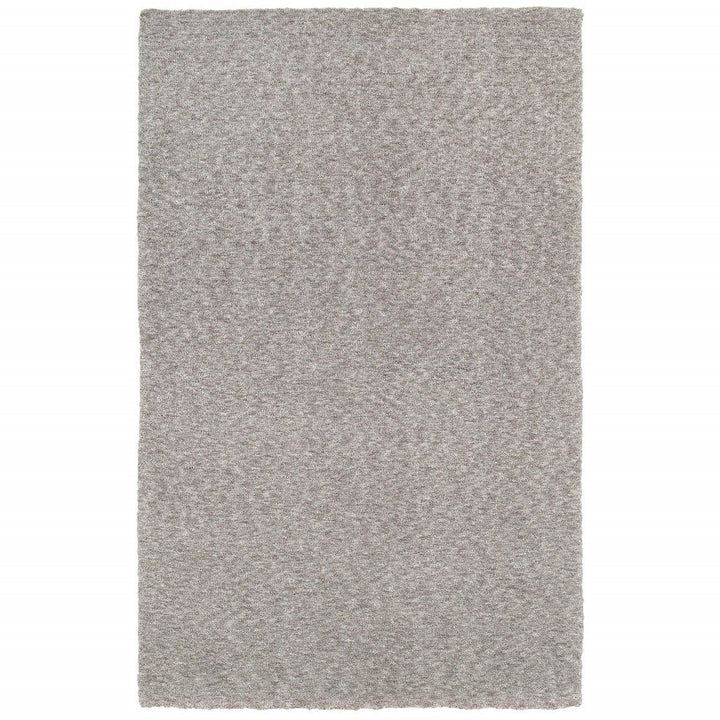 5 X 7 Modern Shaggy Soft Gray Indoor Area Rug Image 5