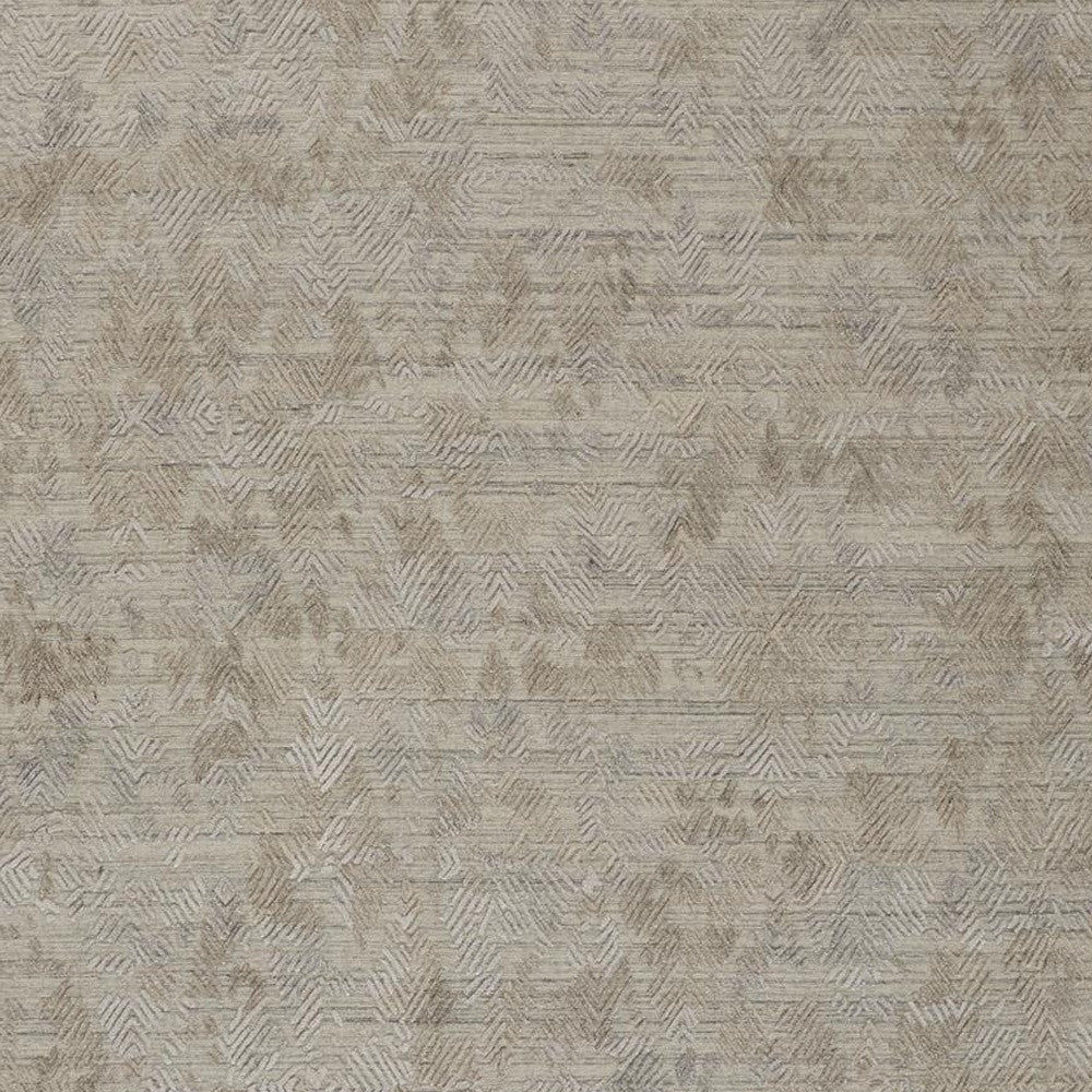 4 X 6 Gray And Taupe Abstract Hand Woven Area Rug Image 10