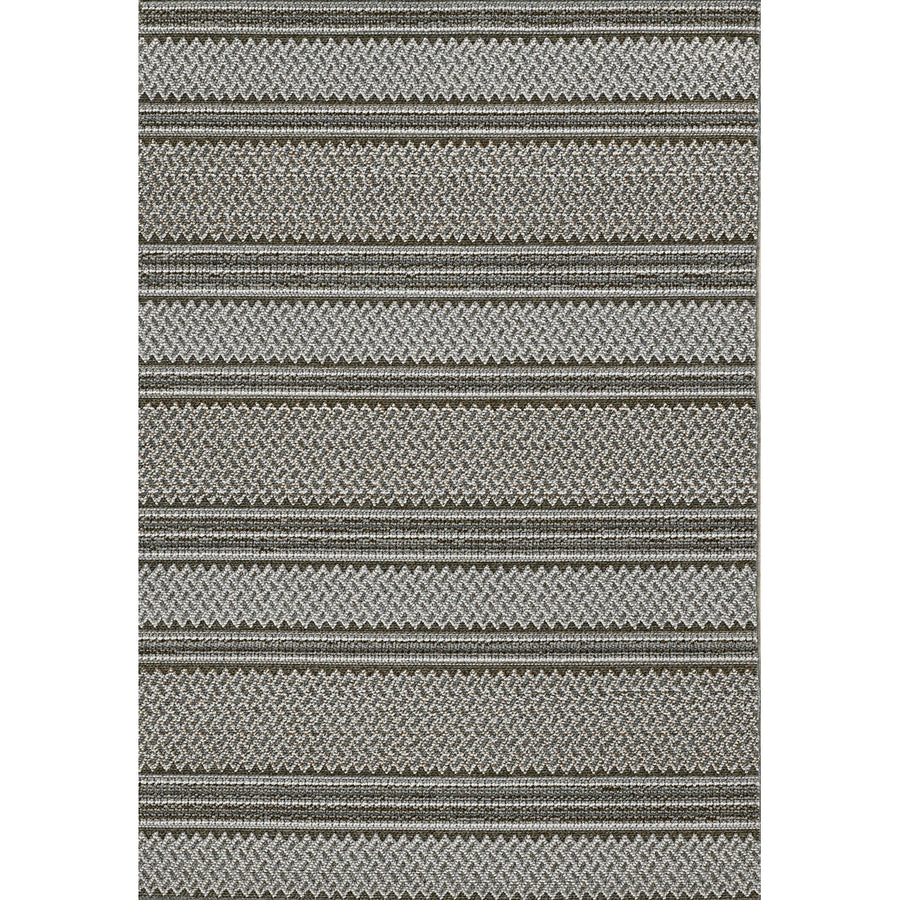 4 X 6 Grey Geometric Lines Area Rug Image 1