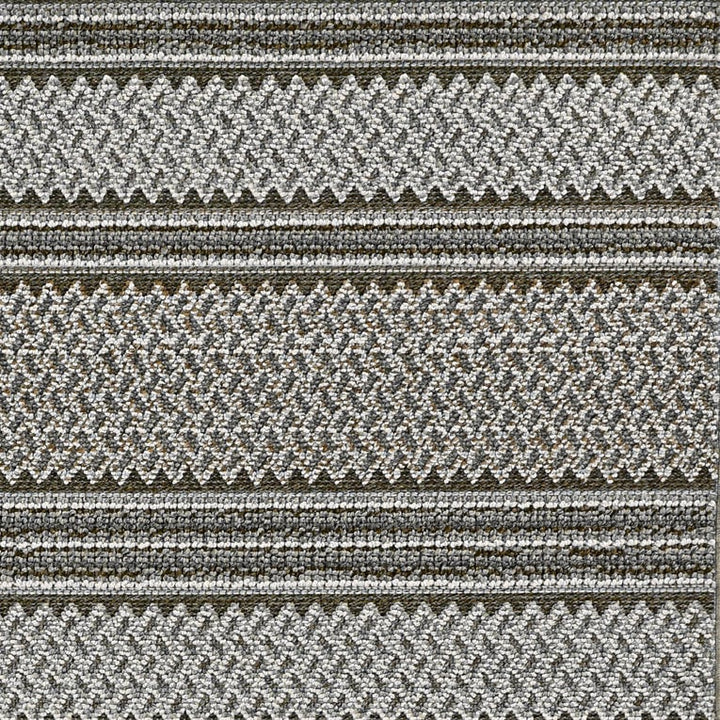 4 X 6 Grey Geometric Lines Area Rug Image 2