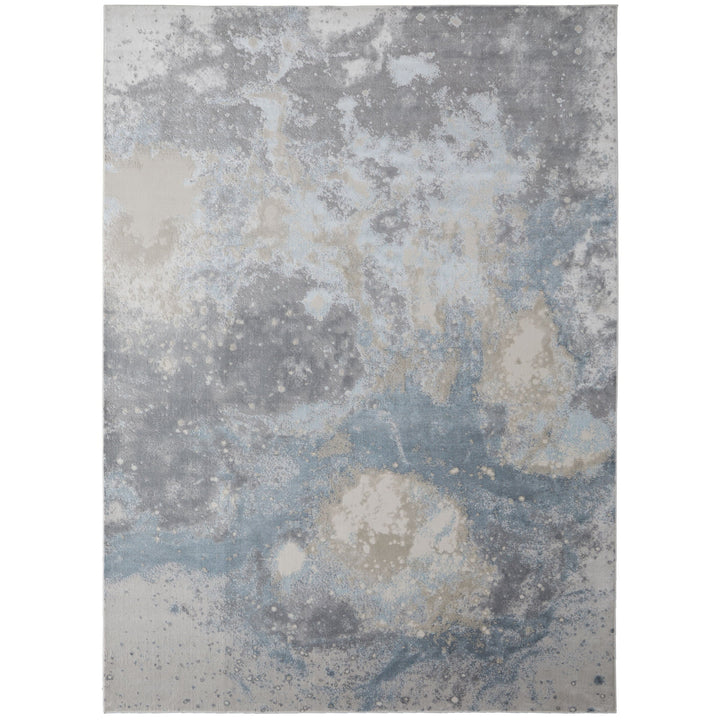 7 x 10 Gray Abstract Area Rug Image 1