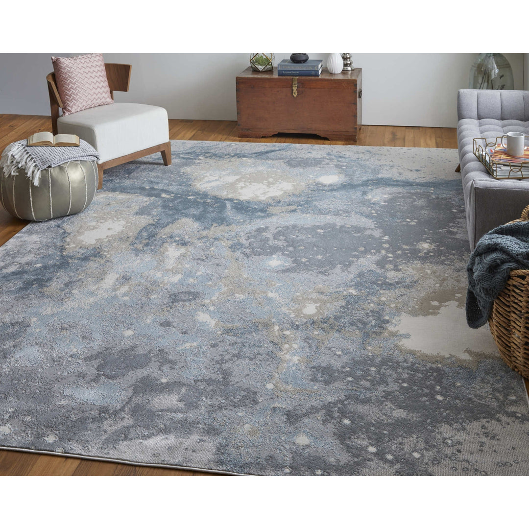 7 x 10 Gray Abstract Area Rug Image 8