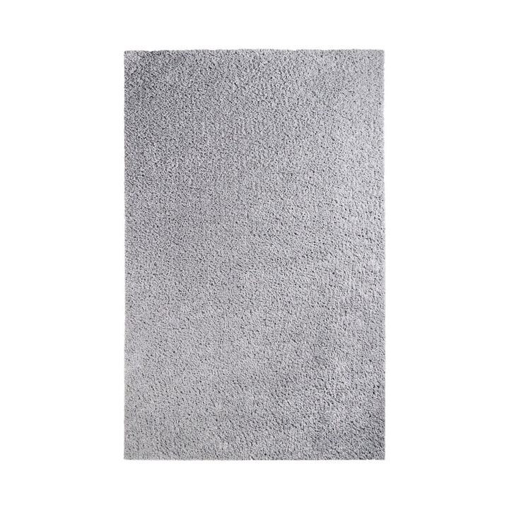 4 X 6 Silver Shag Stain Resistant Area Rug Image 1