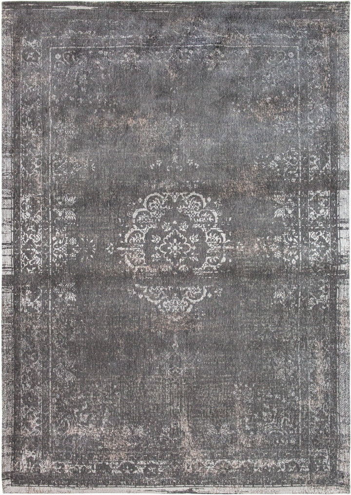 5 x 7 Gray Medallion Non Skid Area Rug Image 2