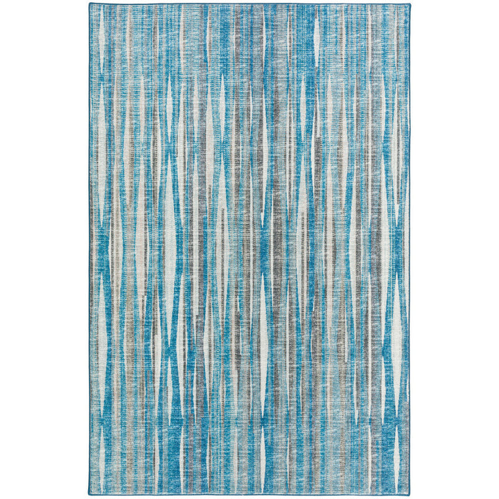 5 X 8 Blue Ombre Tufted Handmade Area Rug Image 3