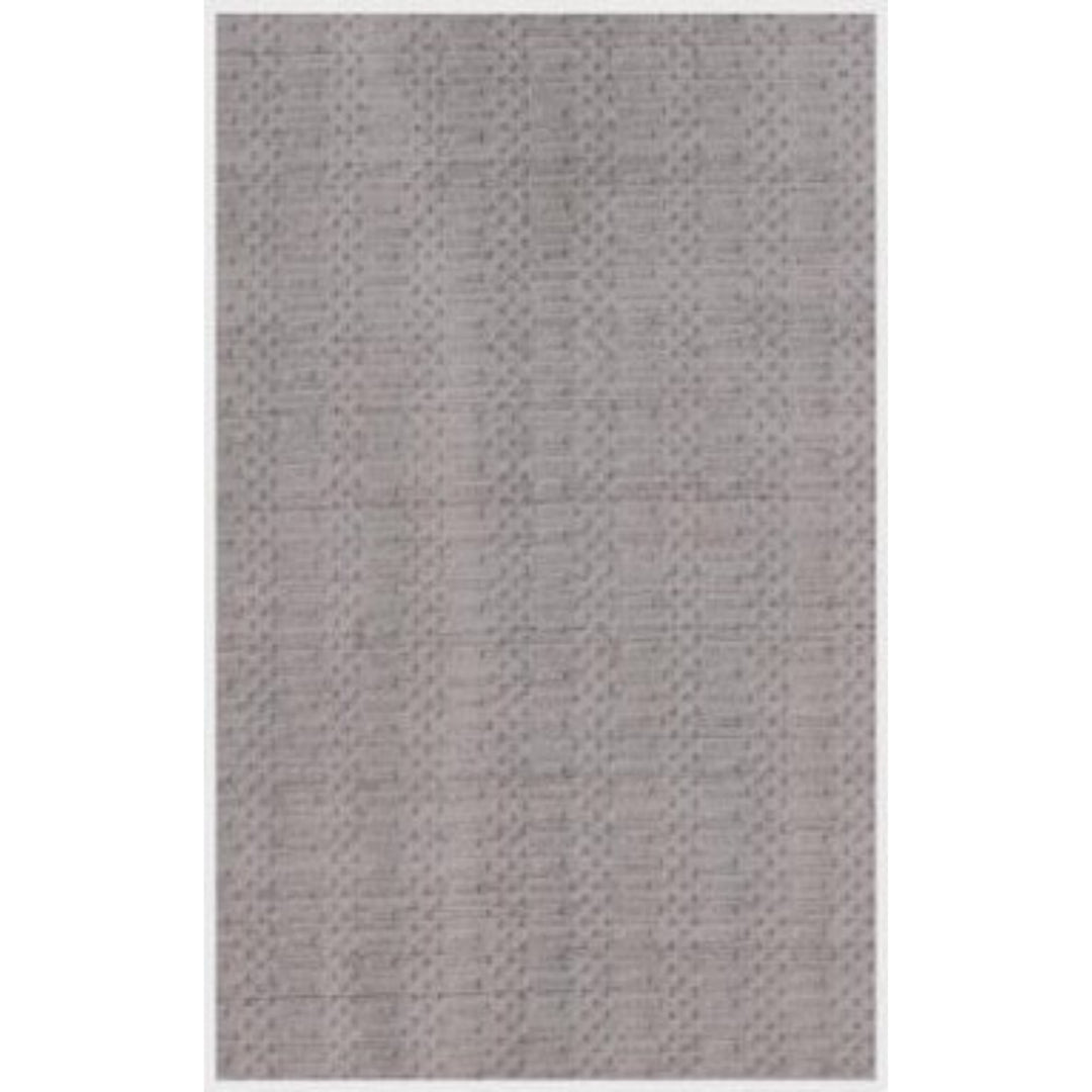 5 X 8 Charcoal And Dark Grey Hand Loomed Area Rug Image 1