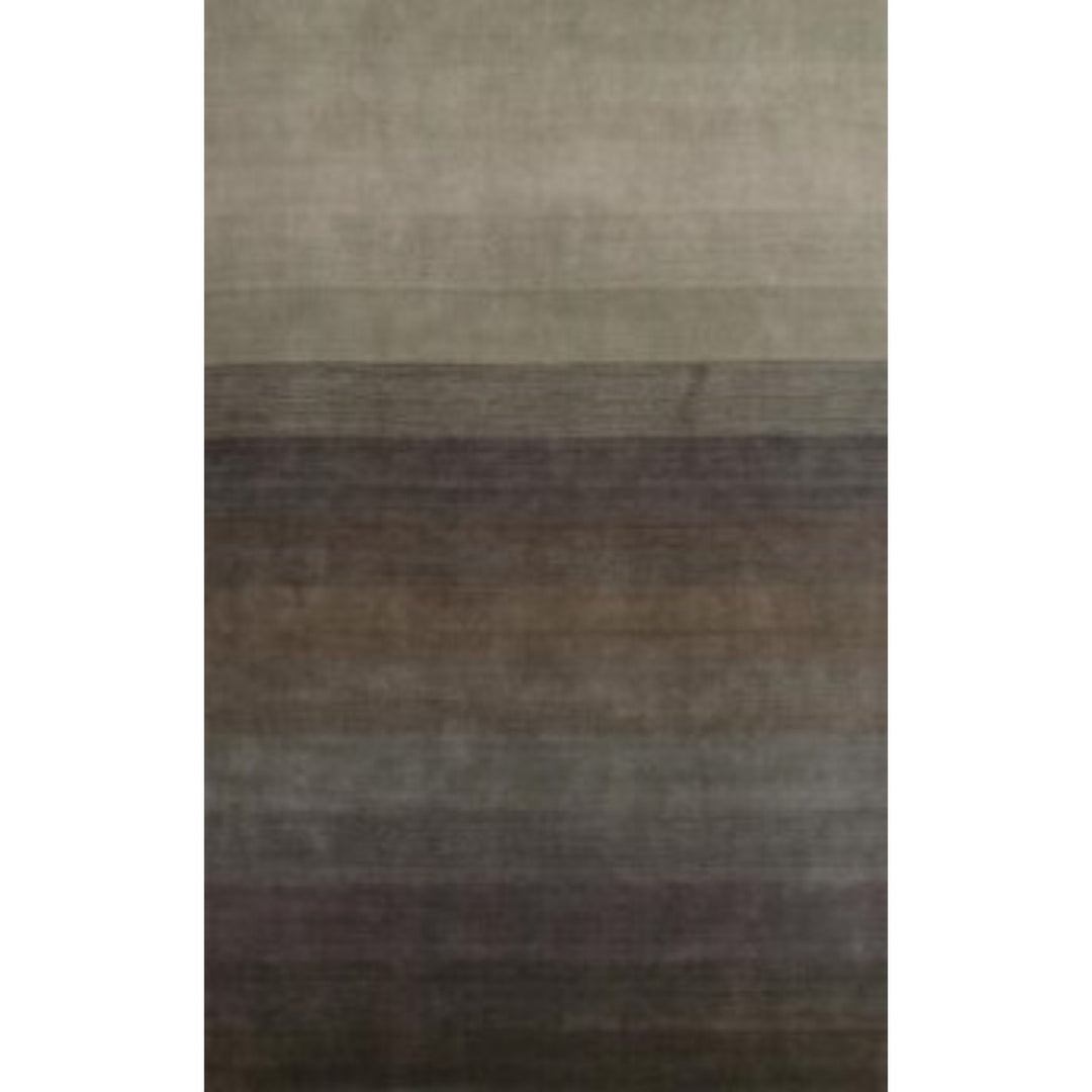 5 X 8 Expresso And Brown Ombre Hand Loomed Area Rug Image 3