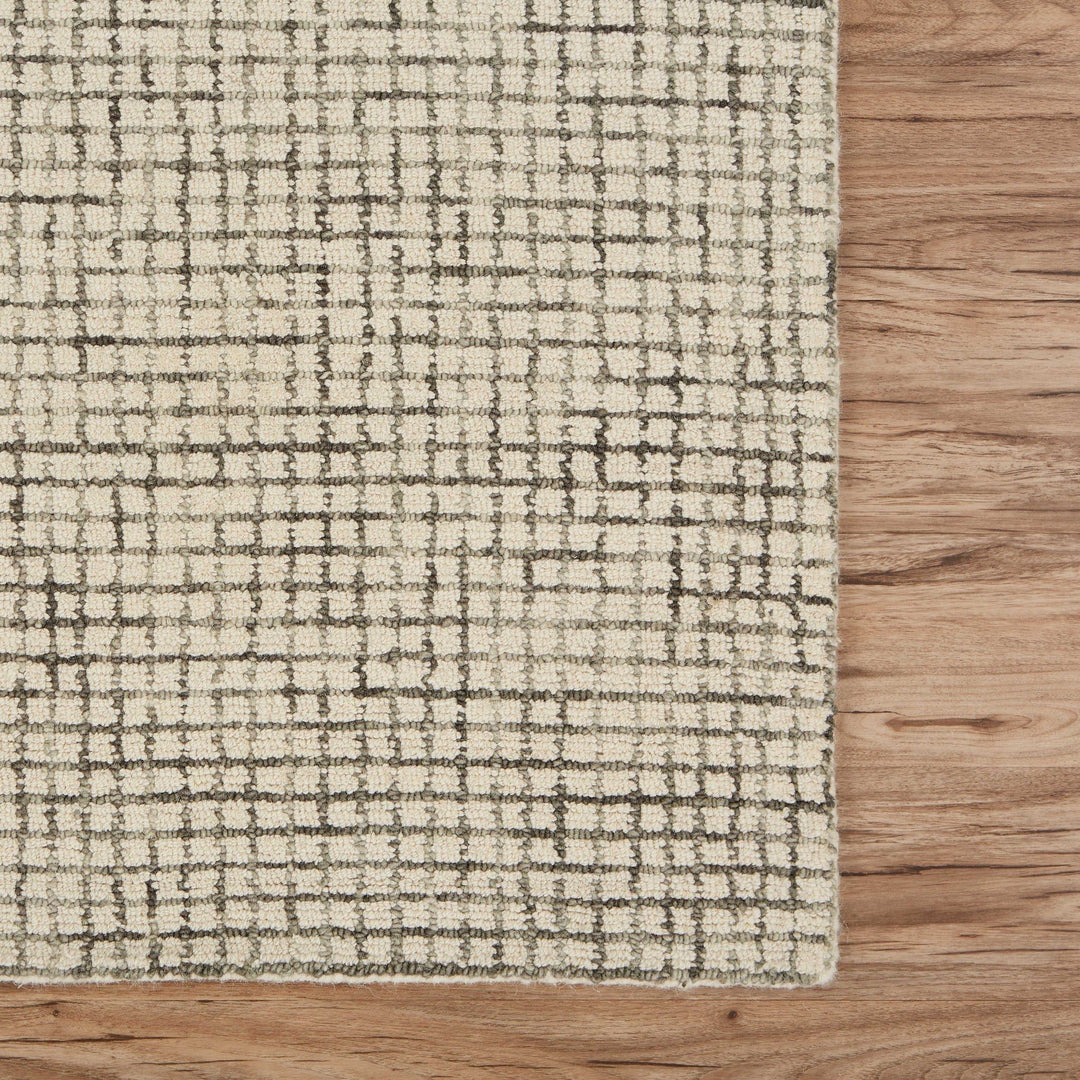 9 X 12 Ivory Wool Hand Loomed Area Rug Image 5