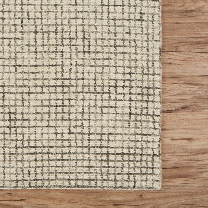 9 X 12 Ivory Wool Hand Loomed Area Rug Image 5