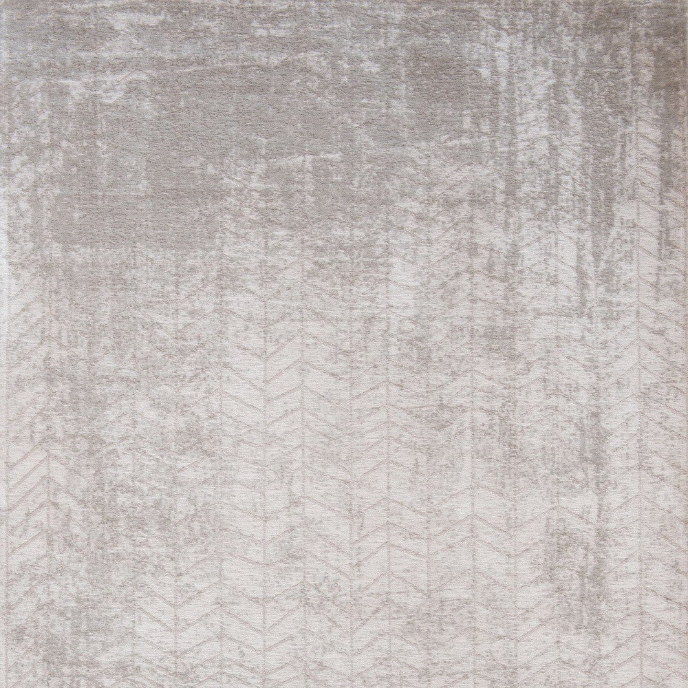 6 X 8 Gray and White Chevron Non Skid Area Rug Image 5