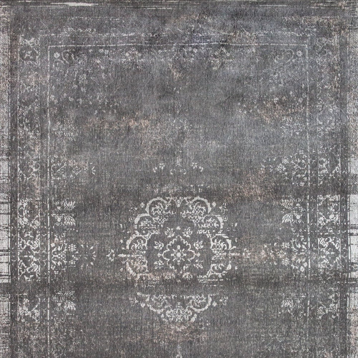 6 X 8 Gray Medallion Non Skid Area Rug Image 6