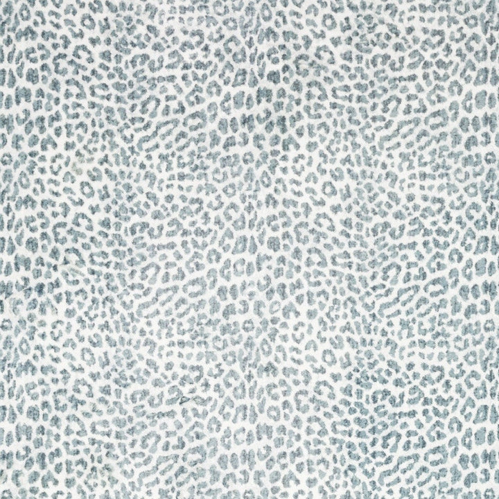 5 X 8 Grey Leopard Print Shag Handmade Non Skid Area Rug Image 4