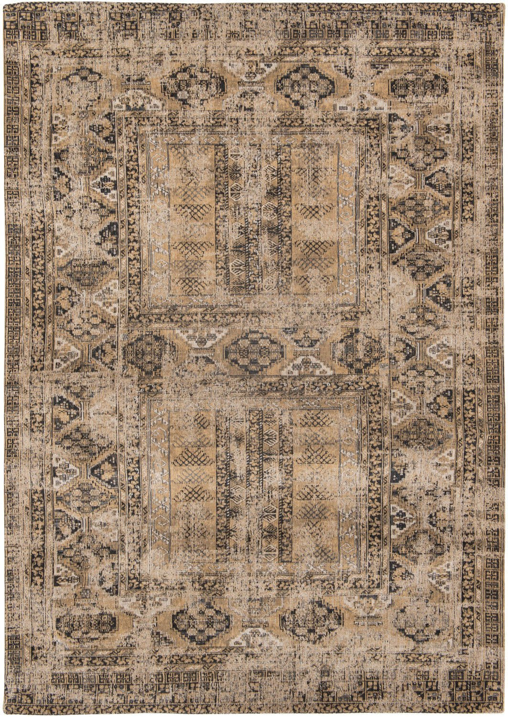 6 X 8 Brown Oriental Non Skid Area Rug Image 2