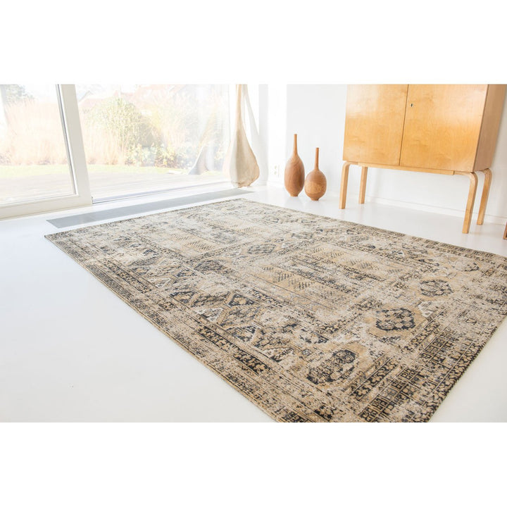 6 X 8 Brown Oriental Non Skid Area Rug Image 7