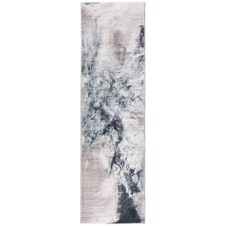 6 x 9 Sand Abstract Area Rug Image 6