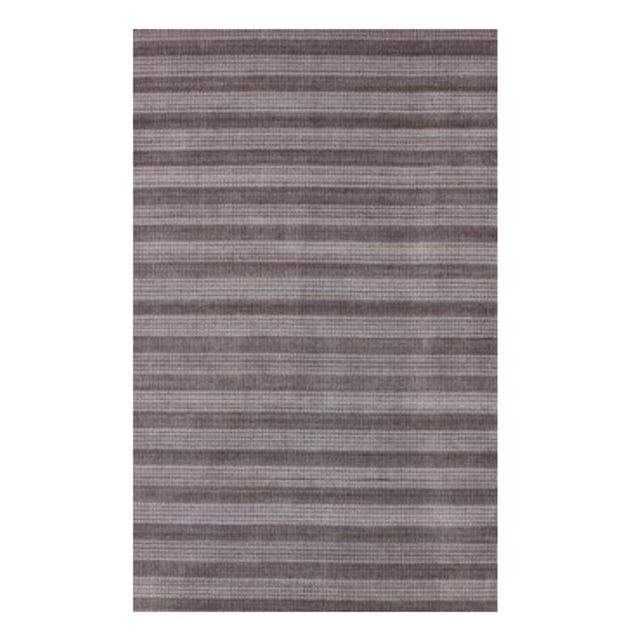 5 X 8 Rust And White Hand Loomed Area Rug Image 1