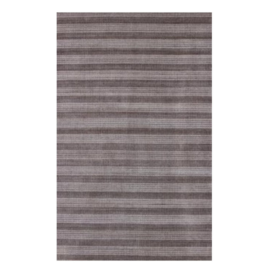 5 X 8 Rust And White Hand Loomed Area Rug Image 1