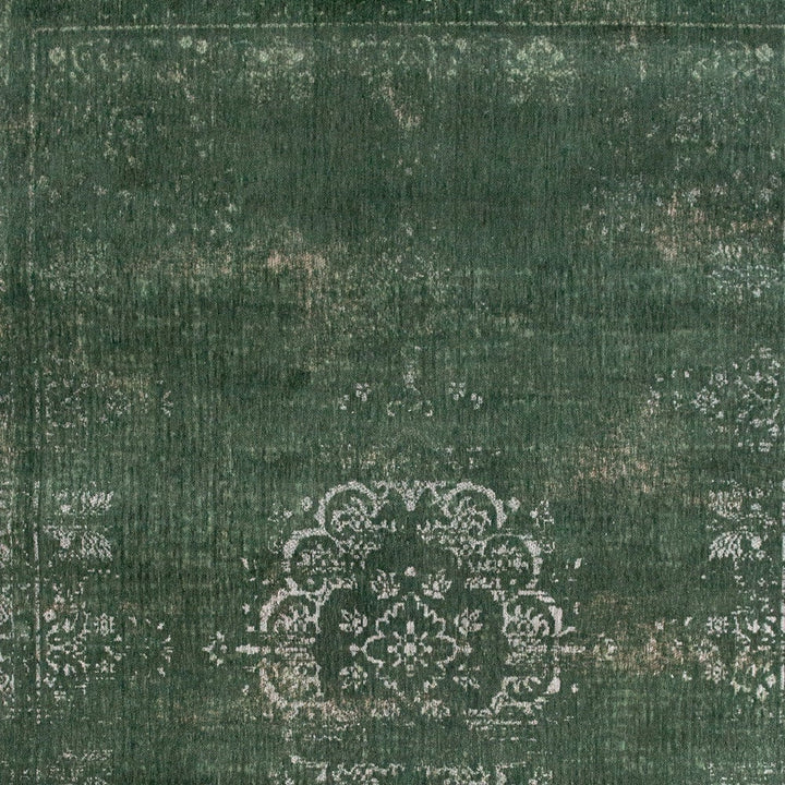 7 x 9 Gray and Green Medallion Non Skid Area Rug Image 5