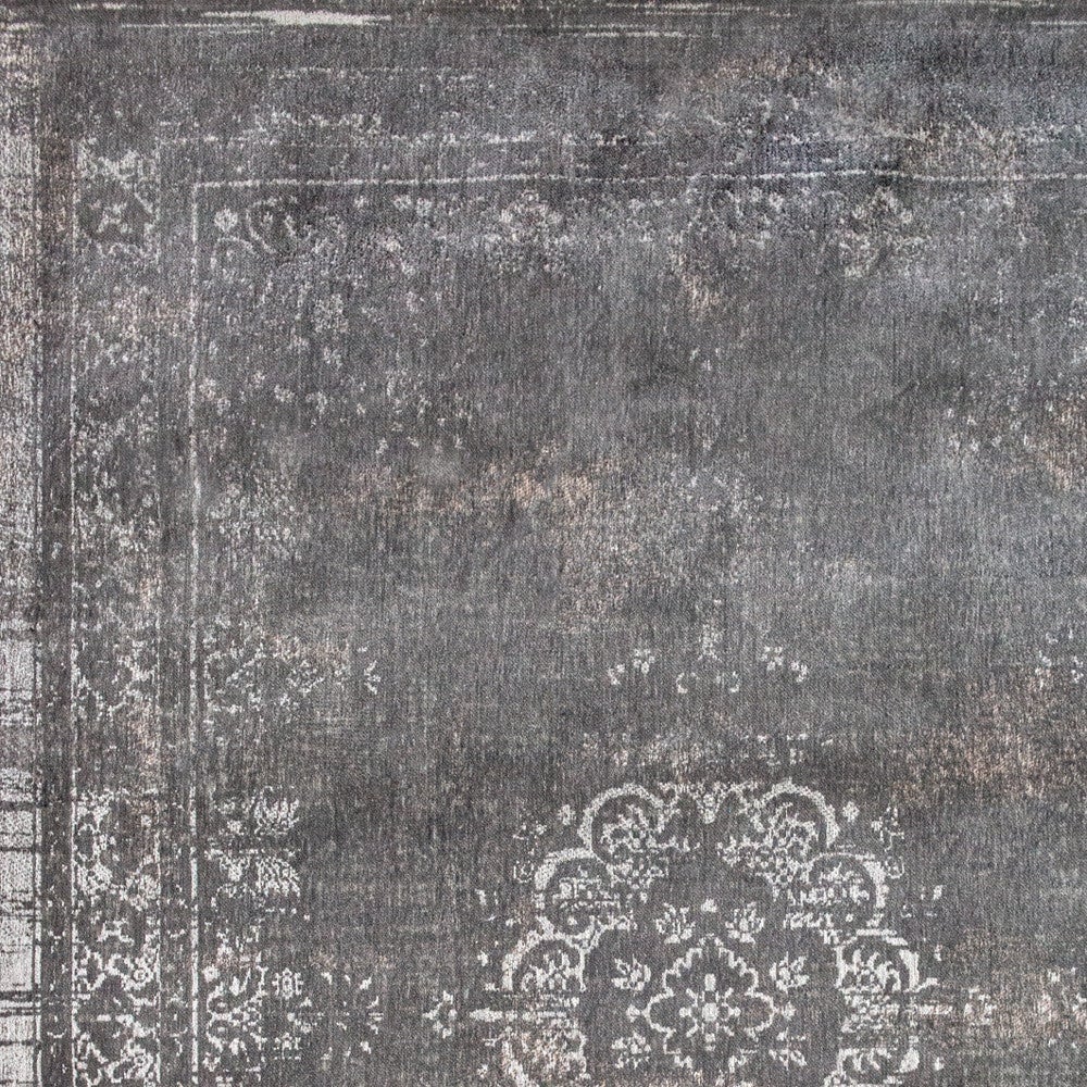 7 x 9 Gray Medallion Non Skid Area Rug Image 5