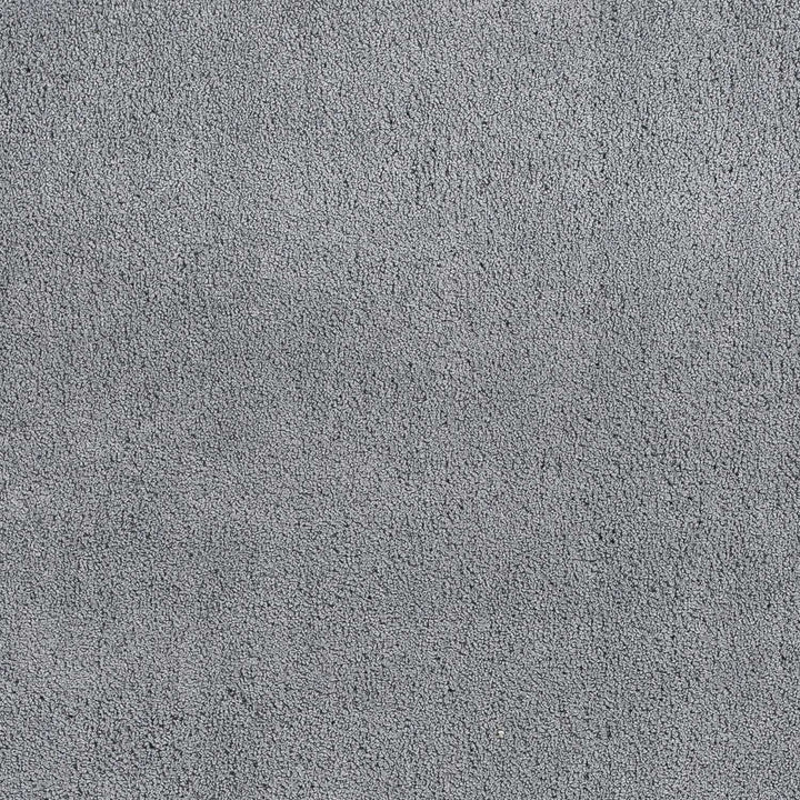 8 Round Polyester Grey Area Rug Image 1