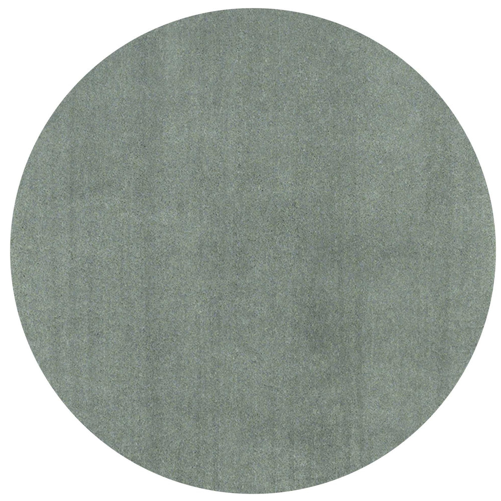 8 Round Polyester Slate Area Rug Image 2