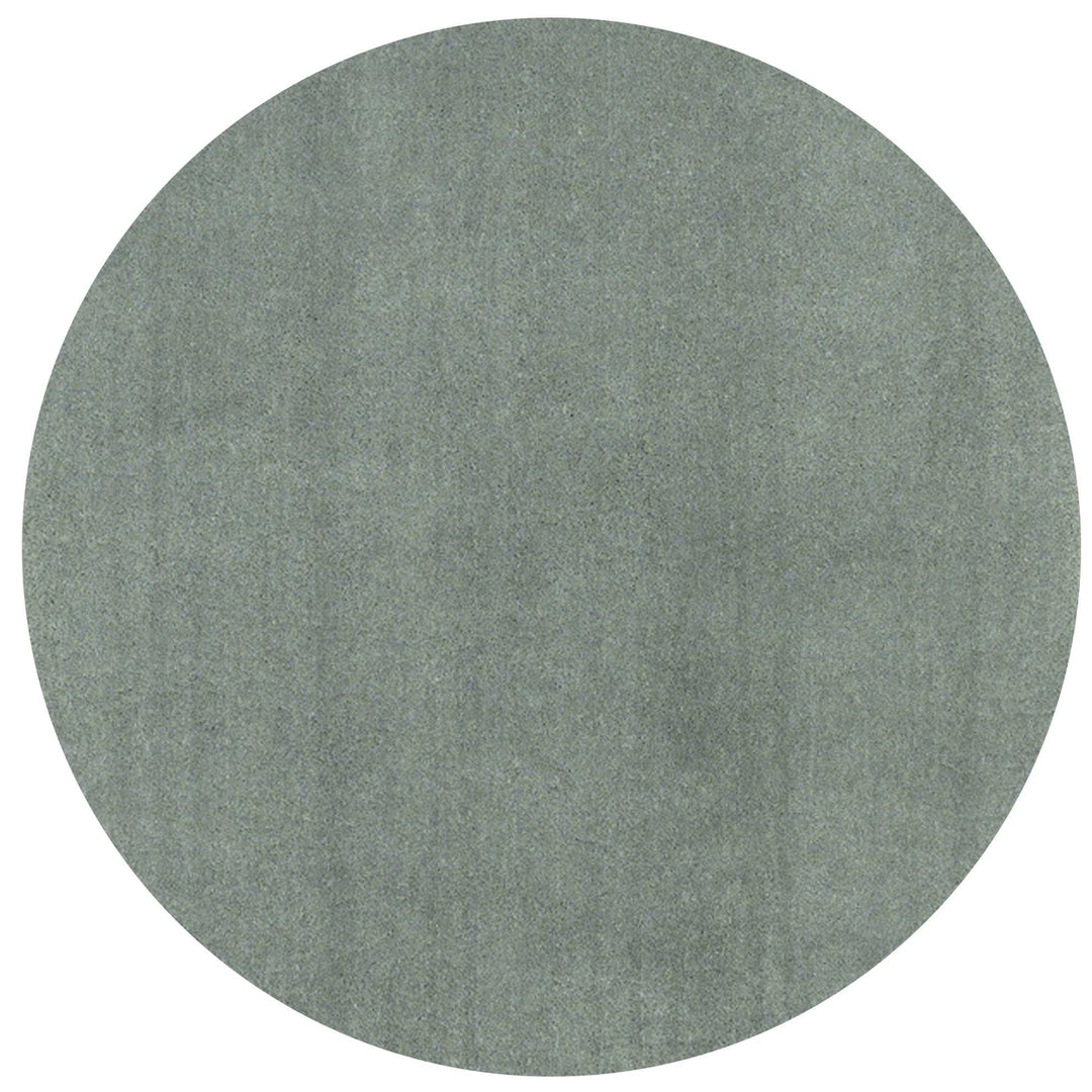 8 Round Polyester Slate Area Rug Image 2