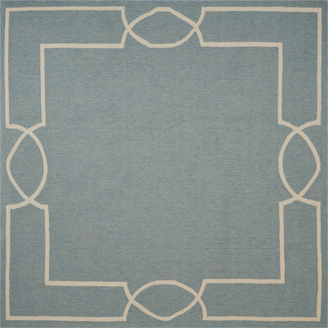 7 Square Uv Treated Polypropylene Spa Area Rug Image 1