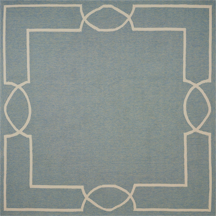 7 Square Uv Treated Polypropylene Spa Area Rug Image 1