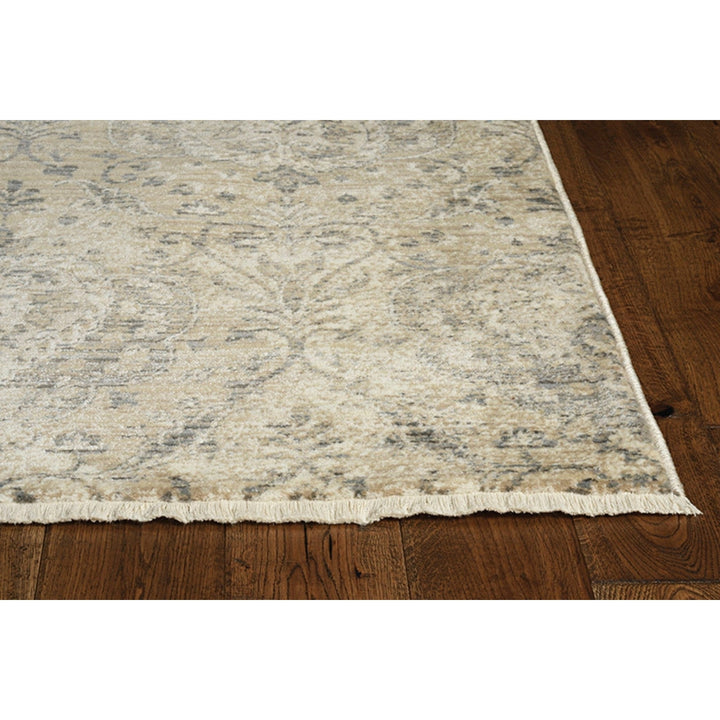 8 Sand Or Charcoal Polypropylene Runner Rug Image 7