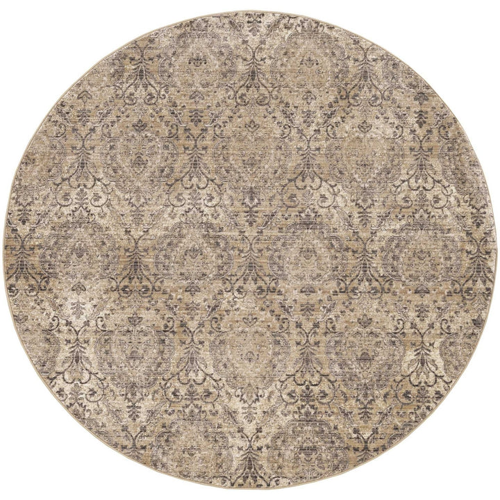 8 Sand Or Charcoal Polypropylene Runner Rug Image 8